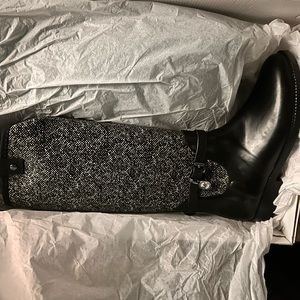 Michael Kors charm rain boots size 8 brand new